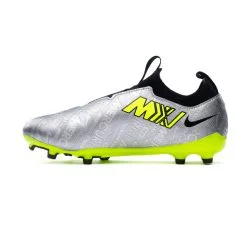 Bota Nike Air Zoom Mercurial Vapor 15 Academy XXV FG/MG Niño 9 Bota Nike Air Zoom Mercurial Vapor 15 Academy XXV FG/MG Niño -Botas de fútbol comercio bota nike air zoom mercurial vapor 15 academy xxv fgmg nino metallic silver volt 2