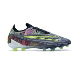 Botas de fútbol comercio -Botas de fútbol comercio bota nike phantom gx elite fusion fg black volt white blue glow pink blast 1