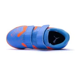 Bota Puma Future Play Turf Cinta Adhesiva Niño -Botas de fútbol comercio bota puma future play turf cinta adhesiva nino blue glimmer white ultra orange 4 1