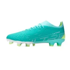 Bota Puma Ultra Match FG/AG Mujer -Botas de fútbol comercio bota puma ultra match fgag mujer electric peppermint white fast yellow 2