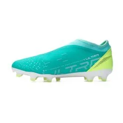 Bota Puma Ultra Match LL FG/AG Niño -Botas de fútbol comercio bota puma ultra match ll fgag nino electric peppermint white fast yellow 2