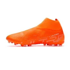Bota Puma Ultra Match+ LL MG 9 Bota Puma Ultra Match+ LL MG -Botas de fútbol comercio bota puma ultra match ll mg ultra orange white blue glimmer 2