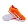 Bota Puma Ultra Match LL Turf + Mid Niño -Botas de fútbol comercio bota puma ultra match ll turf mid nino ultra orange white blue glimmer 0