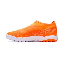 Bota Puma Ultra Match LL Turf + Mid Niño 9 Bota Puma Ultra Match LL Turf + Mid Niño -Botas de fútbol comercio bota puma ultra match ll turf mid nino ultra orange white blue glimmer 2