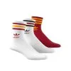 Calcetines Adidas Clásicos Media Caña (3 Pares) Nations 2 Calcetines Adidas Clásicos Media Caña (3 Pares) Nations -Botas de fútbol comercio calcetines adidas clasicos media cana pack de 3 nations white power red 0
