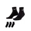 Calcetines Nike Everyday Cushioned Ankle (3 Pares) -Botas de fútbol comercio calcetines nike everyday cushioned ankle 3 pares black 0