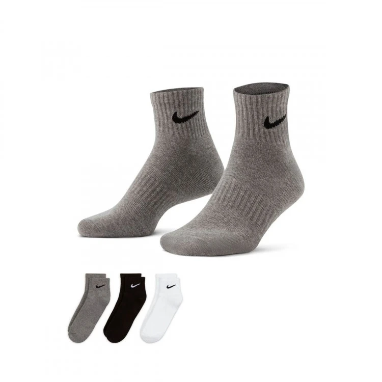 Calcetines Nike Everyday Cushioned Ankle (3 Pares) 3 Calcetines Nike Everyday Cushioned Ankle (3 Pares)
