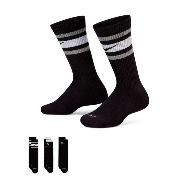 Calcetines Nike Everyday Plus Cushioned Crew (3 Pares) 3 Calcetines Nike Everyday Plus Cushioned Crew (3 Pares)