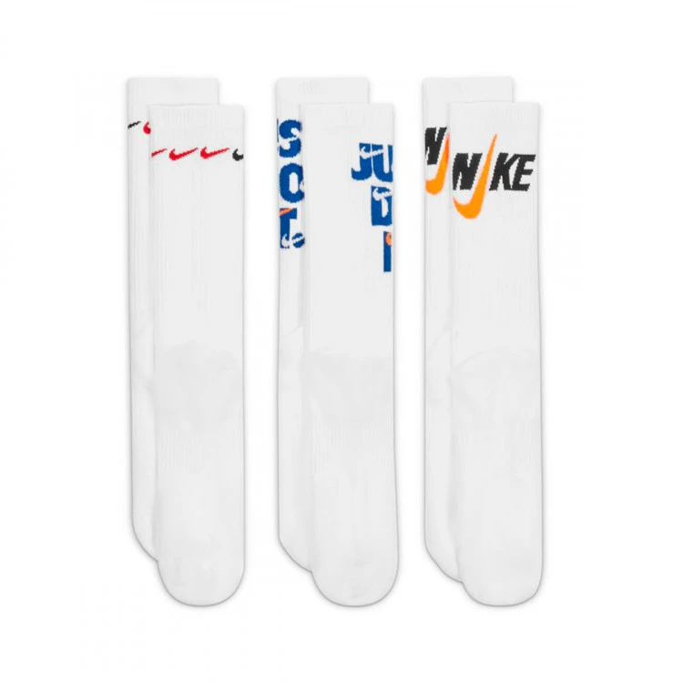 Calcetines Nike Everyday Plus Cushioned Crew (3 Pares) 4 Calcetines Nike Everyday Plus Cushioned Crew (3 Pares) - Imagen 2