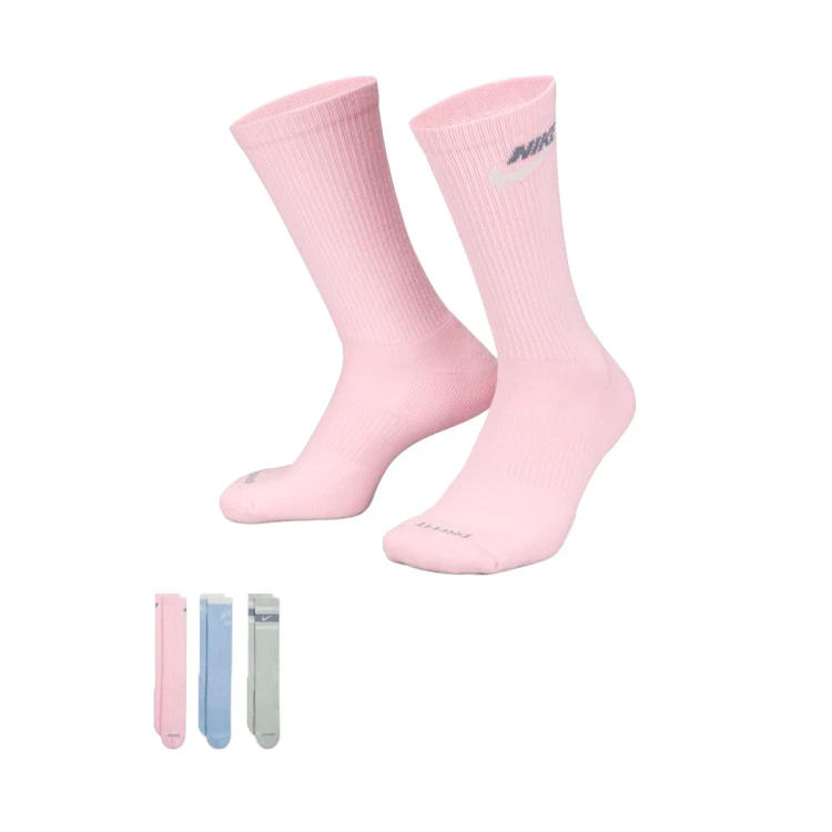 Calcetines Nike Everyday Plus Cushioned Crew (3 Pares) 3 Calcetines Nike Everyday Plus Cushioned Crew (3 Pares)