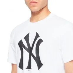 '47 BRAND Camiseta 47 Brand MLB New York Yankees Imprint -Botas de fútbol comercio camiseta 47 brand apparel 47 brand white 4