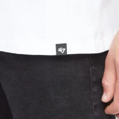 '47 BRAND Camiseta 47 Brand MLB New York Yankees Imprint -Botas de fútbol comercio camiseta 47 brand apparel 47 brand white 5