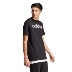 Camiseta Adidas Essentials Linear -Botas de fútbol comercio camiseta adidas essentials linear black white 1