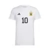 Camiseta Adidas Messi 10 Graphic 1 Camiseta Adidas Messi 10 Graphic -Botas de fútbol comercio camiseta adidas messi 10 gfx white 0