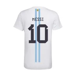 Camiseta Adidas Messi 10 Graphic 5 Camiseta Adidas Messi 10 Graphic -Botas de fútbol comercio camiseta adidas messi 10 gfx white 1