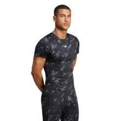 Camiseta Adidas TechFit Allover Print 11 Camiseta Adidas TechFit Allover Print -Botas de fútbol comercio camiseta adidas techfit allover print black 3