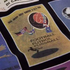 Camiseta COPA World Cup Collage Poster 9 Camiseta COPA World Cup Collage Poster -Botas de fútbol comercio camiseta copa world cup collage poster black 2