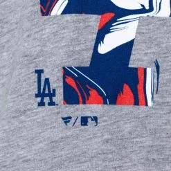 Camiseta Fanatics Marble Los Ángeles Dodgers -Botas de fútbol comercio camiseta fanatics marble t shirt los angeles dodgers grey 2