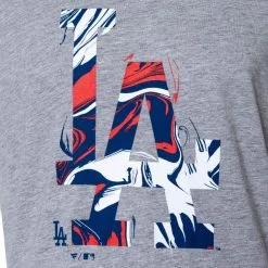 Camiseta Fanatics Marble Los Ángeles Dodgers -Botas de fútbol comercio camiseta fanatics marble t shirt los angeles dodgers grey 3