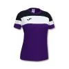 Camiseta Joma Crew IV M/c Mujer 2 Camiseta Joma Crew IV M/c Mujer -Botas de fútbol comercio camiseta joma crew iv mc mujer morado negro blanco 0