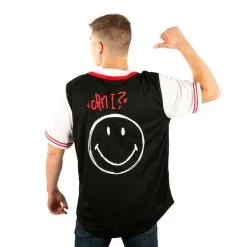 Camiseta Karl Kani Og Scribble Baseball -Botas de fútbol comercio camiseta karl kani og scribble baseball blackwhitered black 1