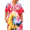 Camiseta Karl Kani Serif Tie Dye Baseball 1 Camiseta Karl Kani Serif Tie Dye Baseball -Botas de fútbol comercio camiseta karl kani serif tie dye baseball multicolor 0