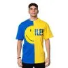 Camiseta Karl Kani Signature Split Smiley 1 Camiseta Karl Kani Signature Split Smiley -Botas de fútbol comercio camiseta karl kani signature split smiley yellow blue 0