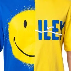 Camiseta Karl Kani Signature Split Smiley -Botas de fútbol comercio camiseta karl kani signature split smiley yellow blue 3