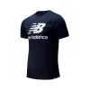 Camiseta New Balance Essentials Stacked Logo -Botas de fútbol comercio camiseta new balance essentials stacked logo dark marine 0