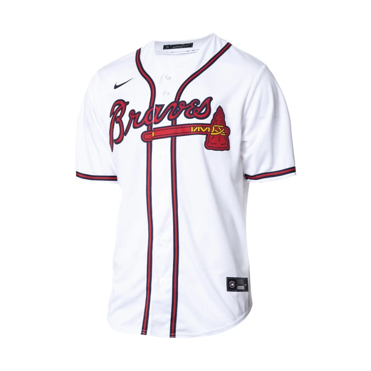 Camiseta Nike Replica Home Jersey Atlanta Braves 3 Camiseta Nike Replica Home Jersey Atlanta Braves