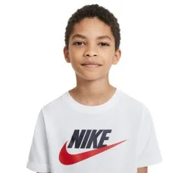 Camiseta Nike Sportswear Futura Icon Niño -Botas de fútbol comercio camiseta nike sportswear futura icon nino white obsidian university red 2