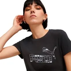 Camiseta Puma Essentials + Animal Logo Mujer 8 Camiseta Puma Essentials + Animal Logo Mujer -Botas de fútbol comercio camiseta puma essentials animal logo mujer black 2