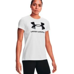Camiseta Under Armour UA Sportstyle Logo Mujer 9 Camiseta Under Armour UA Sportstyle Logo Mujer -Botas de fútbol comercio camiseta under armour ua sportstyle logo mujer white black 7