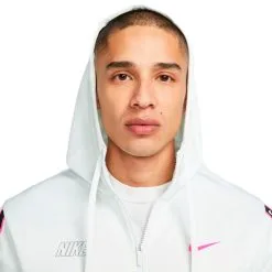 Chaqueta Nike Sportswear Repeat Swoosh Polyknit -Botas de fútbol comercio chaqueta nike sportswear repeat swoosh polyknit summit white hyper pink 2