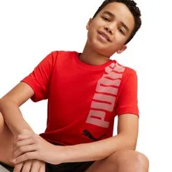 Conjunto Puma Logolab Set Niño -Botas de fútbol comercio conjunto puma logolab set nino for all time red 4