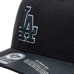 '47 BRAND Gorra 47 Brand MLB Los Angeles Dodgers Cold Zone Mvp -Botas de fútbol comercio gorra 47 brand mlb los angeles dodgers cold zone mvp black 2 1