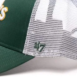'47 BRAND Gorra 47 Brand MLB Oakland Athletics Branson MVP -Botas de fútbol comercio gorra 47 brand mlb oakland athletics branson mvp verde 4