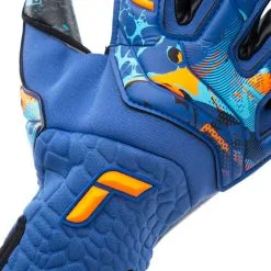 Guante Reusch Attrakt Fusion Strapless Adaptiveflex -Botas de fútbol comercio guante reusch attrakt fusion strapless adaptiveflex azul 4