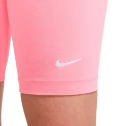 Malla Nike Corta Sportswear Essential Biker Mujer -Botas de fútbol comercio malla nike corta sportswear essential biker mujer coral chalk white 2