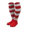Medias Joma Zebra II -Botas de fútbol comercio medias joma zebra ii rojo blanco 0