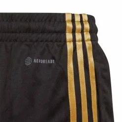 Pantalón Corto Adidas Salah Niño 10 Pantalón Corto Adidas Salah Niño -Botas de fútbol comercio pantalon corto adidas salah nino black gold metallic 3