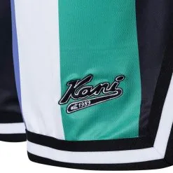 Pantalón Corto Karl Kani Varsity Striped Mesh 8 Pantalón Corto Karl Kani Varsity Striped Mesh -Botas de fútbol comercio pantalon corto karl kani varsity striped mesh verde 2