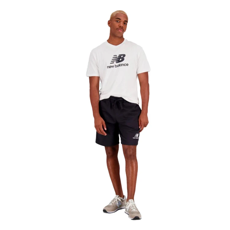 Pantalón Corto New Balance Essentials Stacked Logo Fleece Short 6 Pantalón Corto New Balance Essentials Stacked Logo Fleece Short - Imagen 4