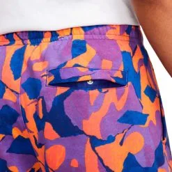 Pantalón Corto Nike Club+ French Terry AOP 10 Pantalón Corto Nike Club+ French Terry AOP -Botas de fútbol comercio pantalon corto nike club french terry aop vivid purple deep royal blue 3