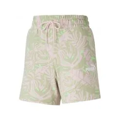 Pantalón Corto Puma Floral Vibes High Waist AOP Mujer