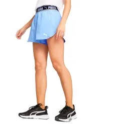 Pantalón Corto Puma Train Strong Wovenen -Botas de fútbol comercio pantalon corto puma train strong wovenen elektro purple 2