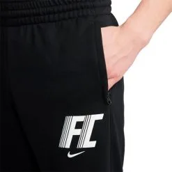 Pantalón Largo Nike Dri-FIT NIKE F.C. -Botas de fútbol comercio pantalon largo nike f.c. dri fit black white 2