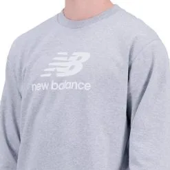 Sudadera New Balance Essentials Stacked Logo Fleece Crew 11 Sudadera New Balance Essentials Stacked Logo Fleece Crew -Botas de fútbol comercio sudadera new balance essentials stacked logo fleece crew athletic grey 4