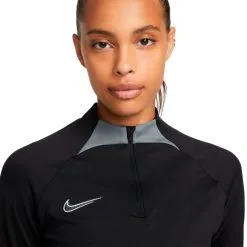 Sudadera Nike Dri-Fit Strike Drill Top Mujer -Botas de fútbol comercio sudadera nike dri fit strike drill top mujer black smoke grey white 2