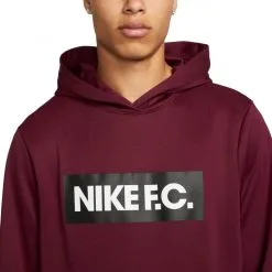 Sudadera Nike Dri-Fit NIKE FC Libero Fleece Hoodie 8 Sudadera Nike Dri-Fit NIKE FC Libero Fleece Hoodie -Botas de fútbol comercio sudadera nike nike dri fit f.c dark beetrootwhiteblack 2